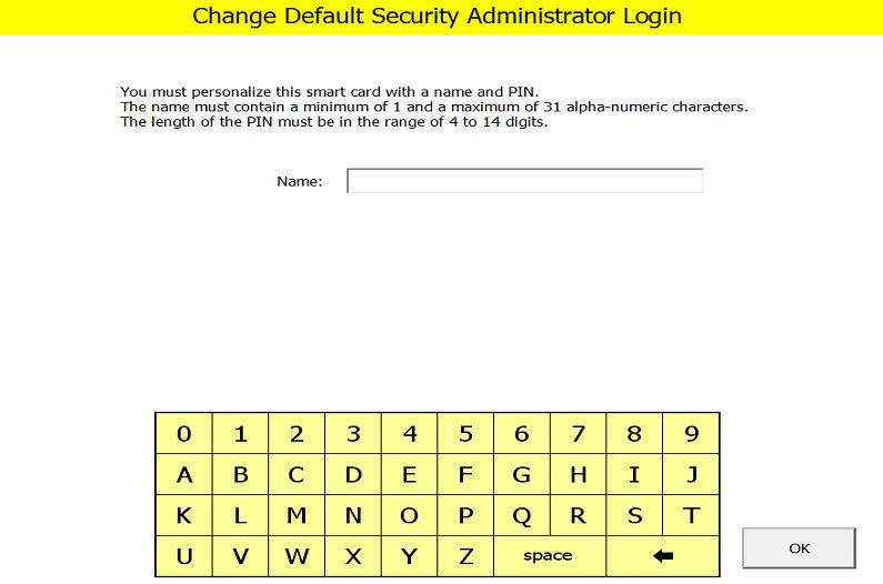 Atalla Change default Security