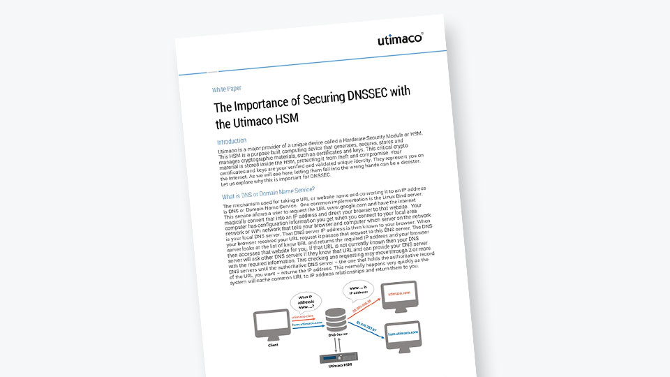 The Importance of Securing DNSSEC with the Utimaco HSM
