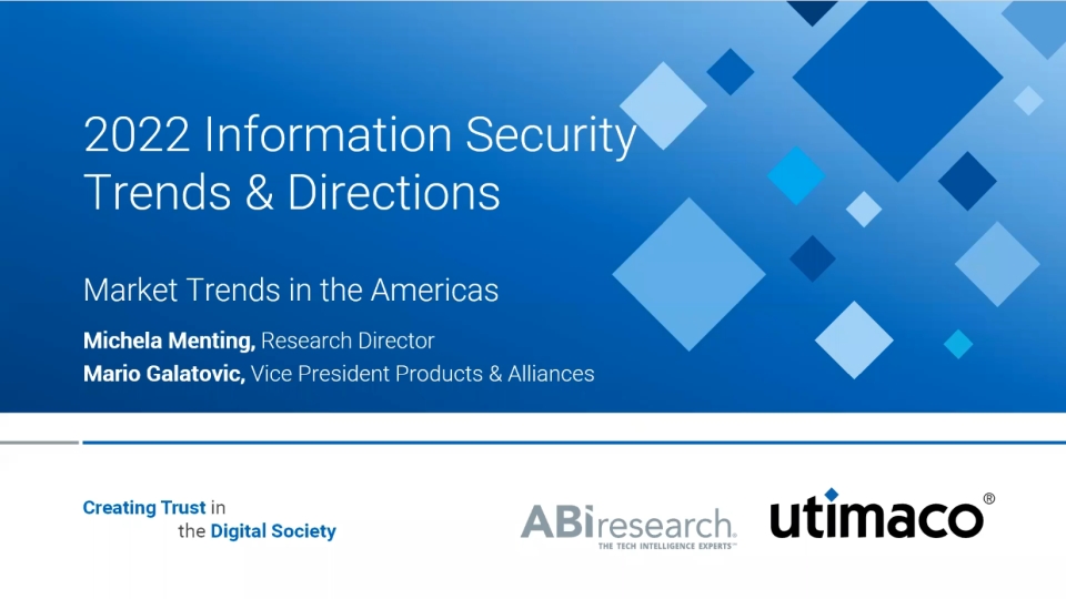 Webinar 2022 Information Security Trends and Directions