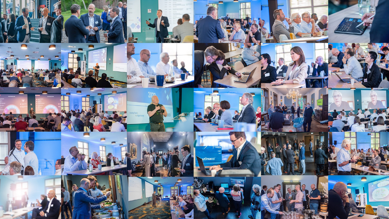 Collage of impressions from Customer Advisory Board event