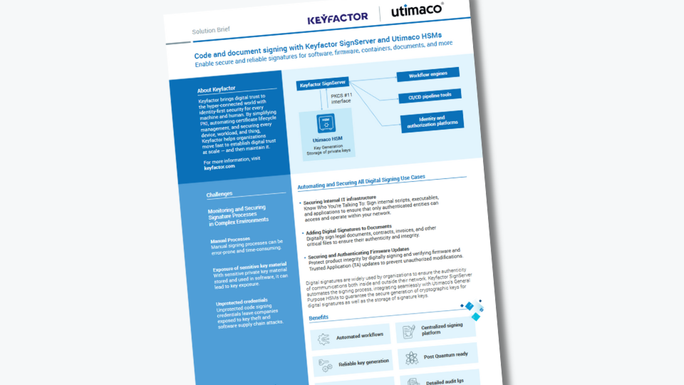 Keyfactor Solution Brief Teaser
