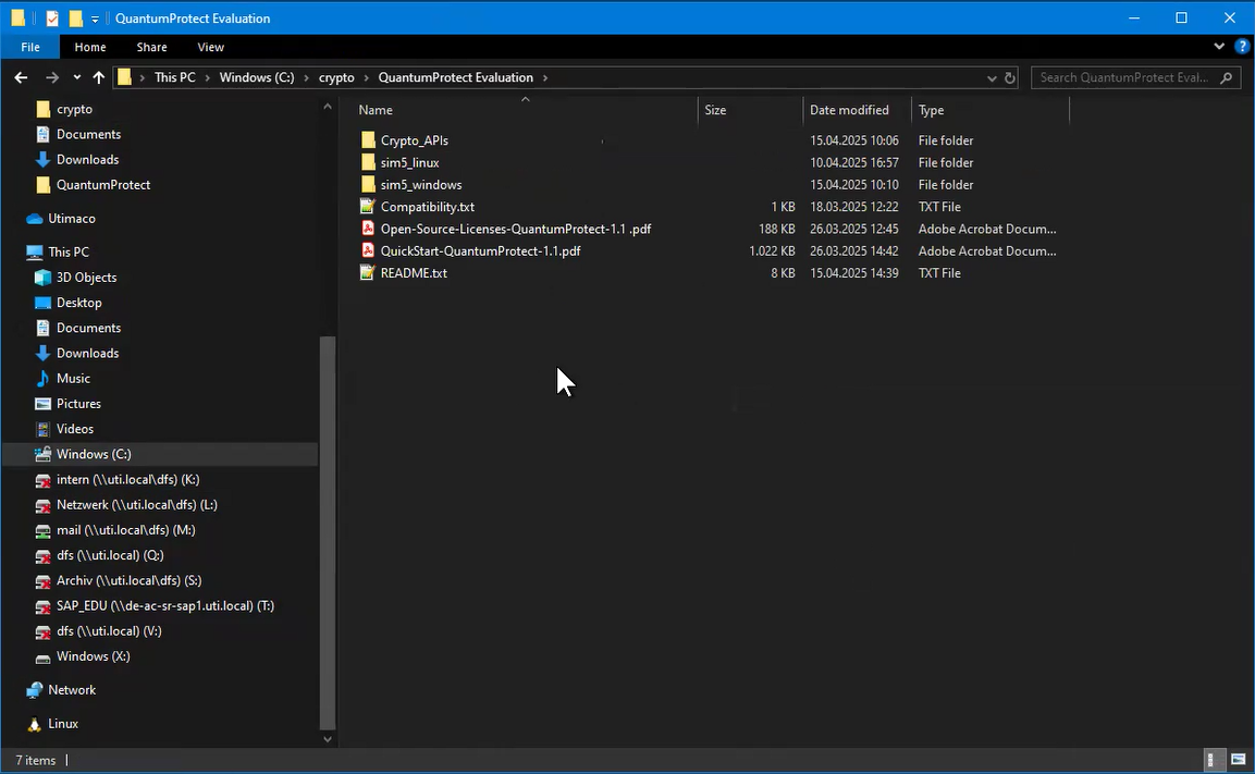 Quantum Protect simulator download instruction