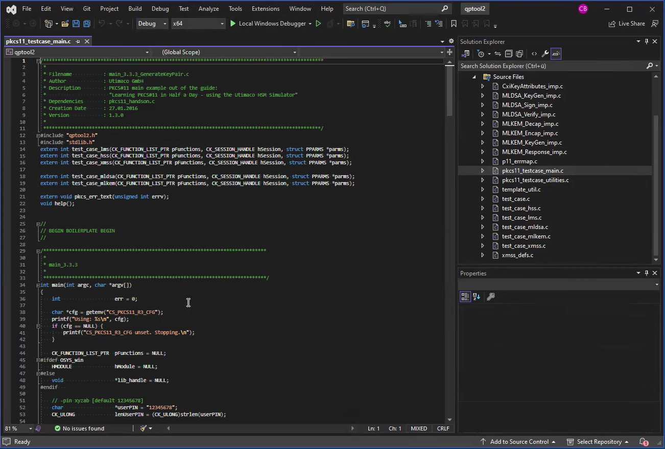 Source code insights of the Quantum Protect simulator