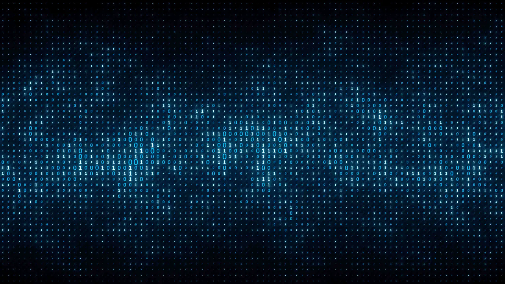 numbers on a black background