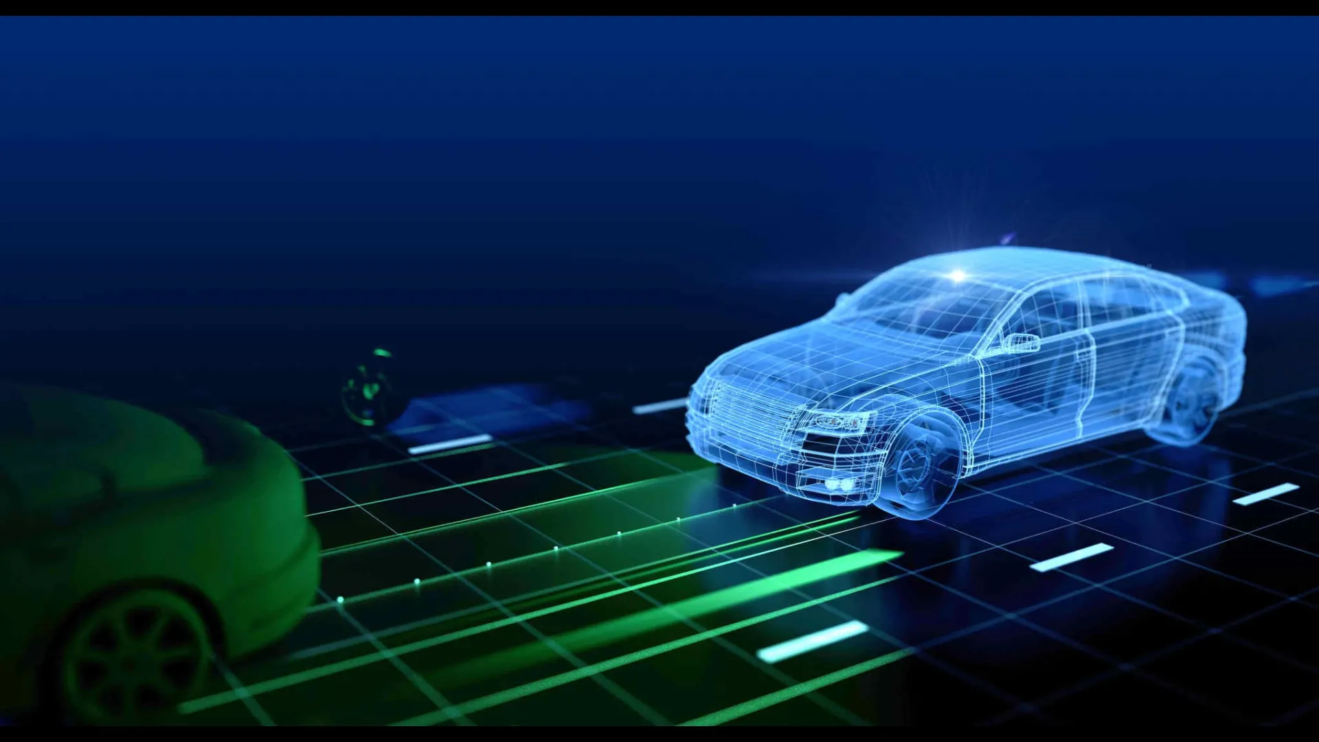 a digital car