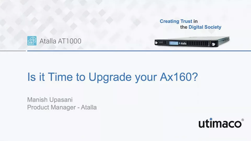 Is it Time to Upgrade your AX160? (recording)