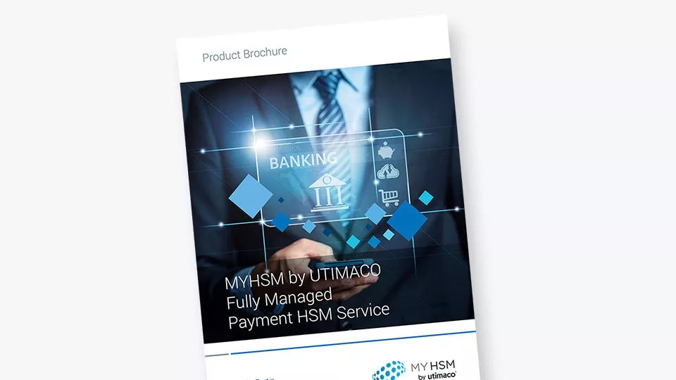 Brochure Cover Myhsm fully managed payment hsm service