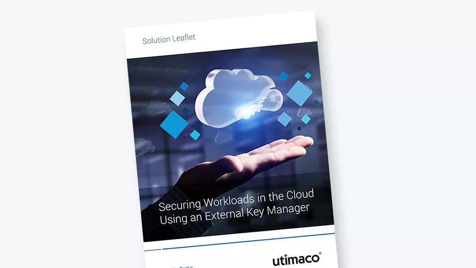 Leaflet Securing Workloads Cloud external key manager
