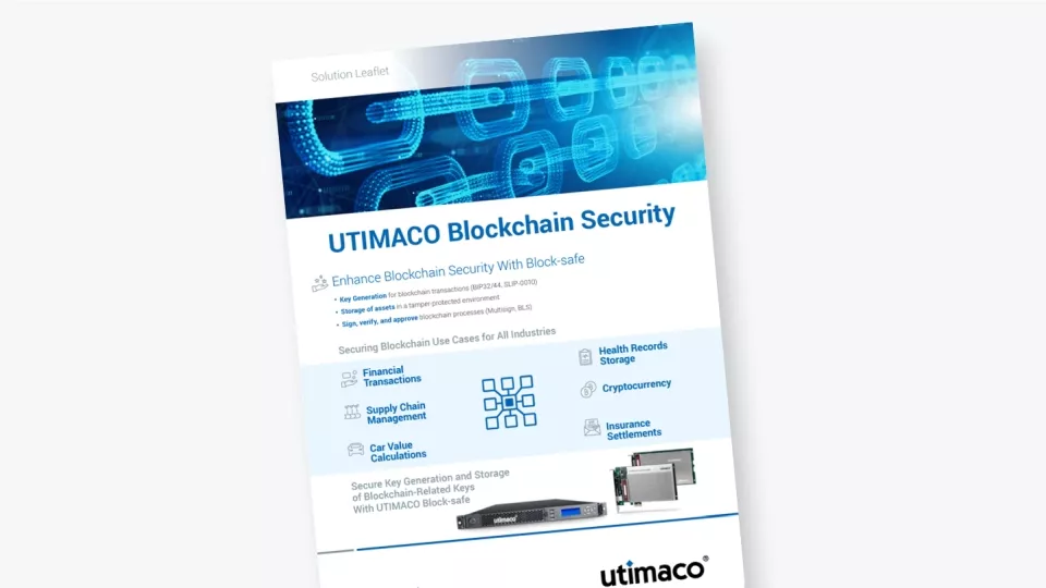 Leaflet Blockchain security