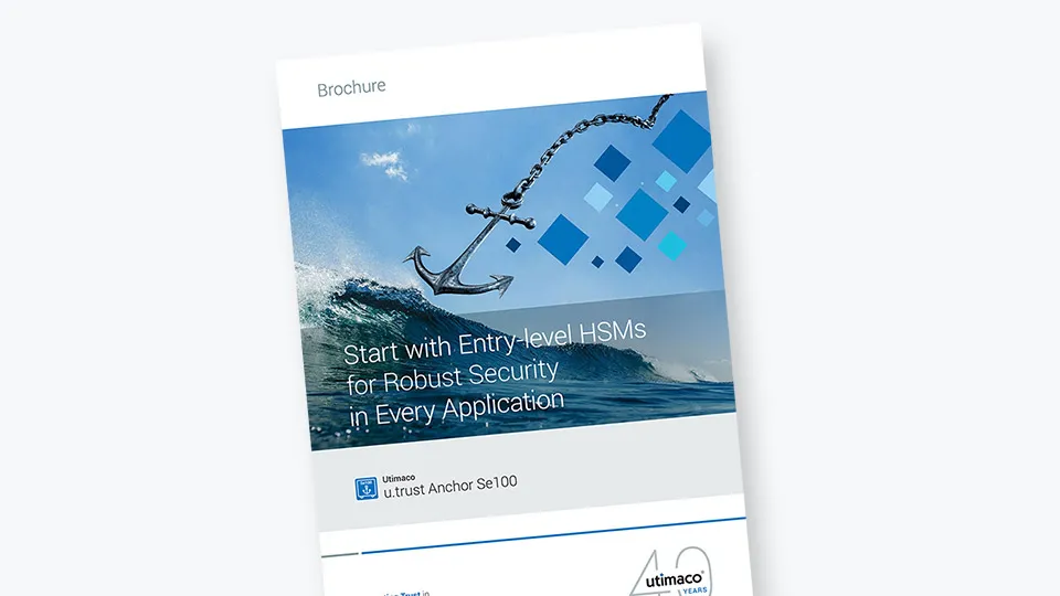 utrsut anchor se100 brochure cover