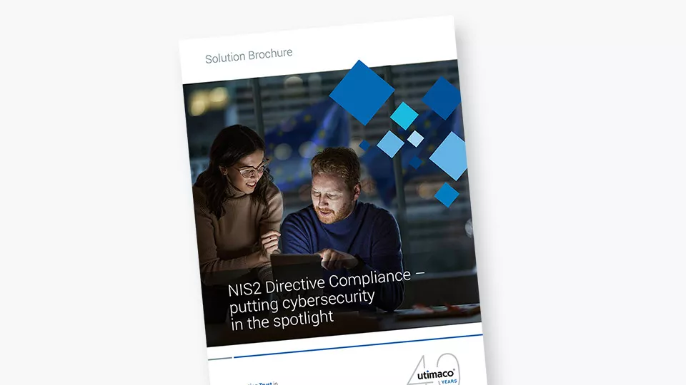 NIS2 directive compliance solution brochure cover