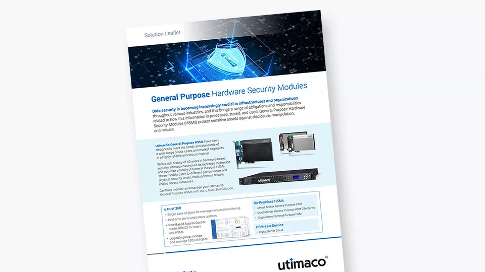 General Purpose Hardware Security Modules Leaflet