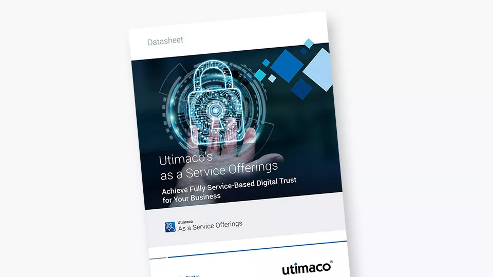 Utimaco’s As a Service Offerings Datasheet