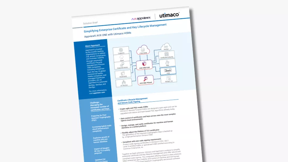 Keyfactor Solution Brief Teaser