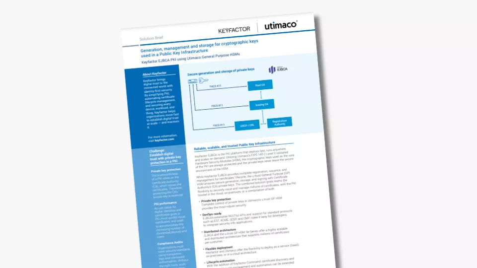 Keyfactor Solution Brief Teaser