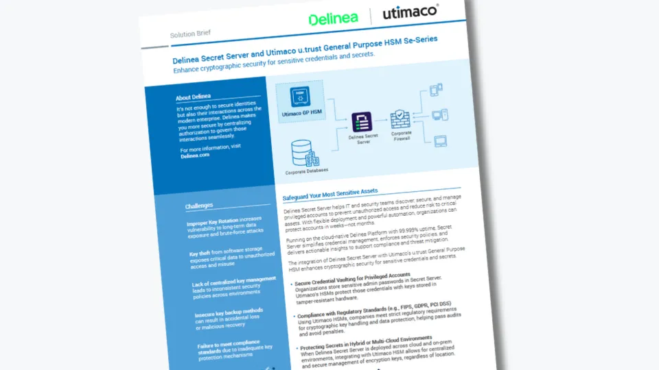 Delinea Solution Brief Teaser